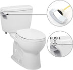 iFealClear Side Mount Toilet Handle Replacement Kit Compatible with TOTO THU068#CP for St743S, 3 Inch Toilet Flapper Replacement Compatible with TOTO THU138S, Toilet Tank Replacement Combo