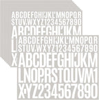 10 Sheets 780 Pcs Vinyl Letter & Number Stickers - Waterproof, Self-Adhesive Alphabet for Mailbox, Door, Window, Cars, Boats, Address (White, 1in&2in)