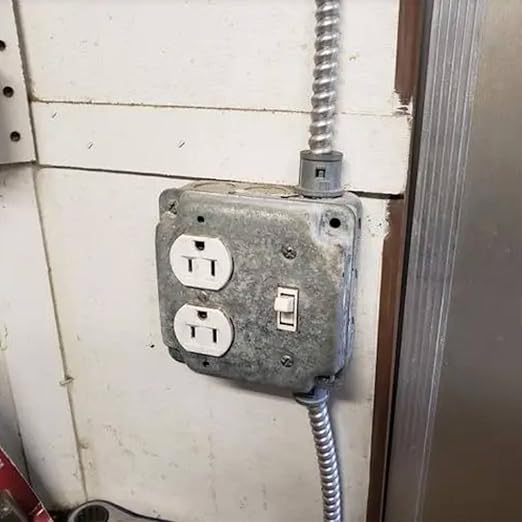 12 Pack 4" Square Electrical Box, 1-1/2'' Deep Metal Electrical Box, 21.0 Cu. in. Capacity, Electrical Junction Box, Galvanized