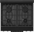 Gordon Ramsay by THOR Kitchen 30 Inch Professional Liquid Propane Range with Tilt Panel Touch Control in Black/Navy Blue