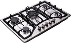 Deli-kit® 30 Inch Gas Cooktops Dual Fuel Sealed 5 Burners Stainless Steel Gas Cooktop Drop-In Gas Hob DK257-A10 Gas Cooker