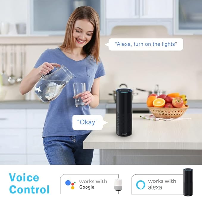 inShareplus 2 Inch Smart Recessed Lighting, 6 Pack WiFi Black LED Downlight 5W 120V, Dimmable RGBCW 2700-6500K Color Changing, Compatible with Alexa/Google, Ceiling Lights with LED Driver