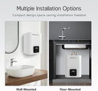 1.8 Gallon Electric Mini Tank Water Heater, 110V 1500W Point of Use On Demand Under Sink Instant Hot Water Heater for Home Kichen Bathroom