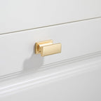 10 Pack Kitchen Cabinet Knobs, Brushed Gold Dresser Drawer Knobs and Pulls for Bathroom Cabinets