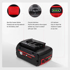 BAT609 Battery, 18V 5.0Ah Li-ion Battery Replace for Bosch 18V Cordless Power Tools Extended Batteries