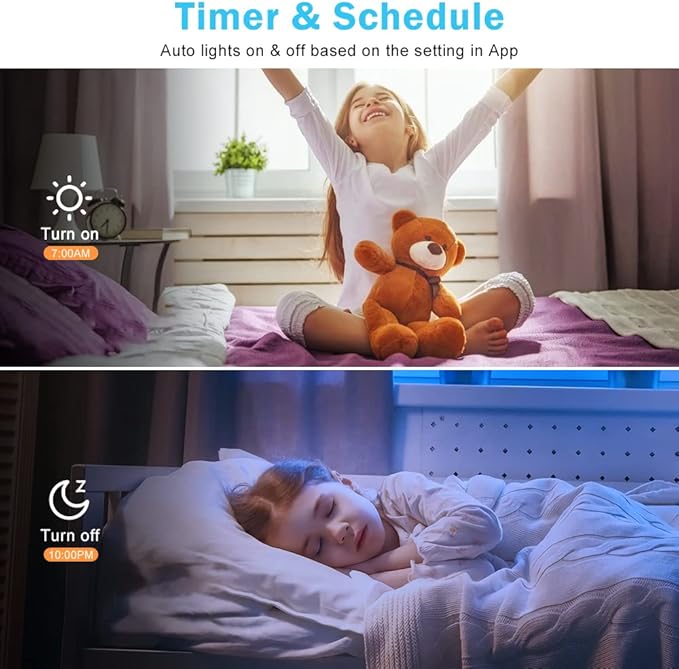 inShareplus 2 Inch Smart Recessed Lighting 10 Pack, 5W WiFi RGB LED Downlight 2700-6500K Dimmable, Color Changing, Black Trim, Alexa Google Compatible, with LED Driver, 120V Ceiling Lights