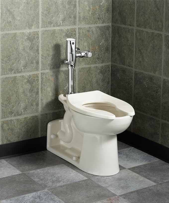 American Standard 6065121.002 Ultima Selectronic Touchless Toilet Flush Valve, Piston-Type, Battery, 1.28 GPF, Polished Chrome