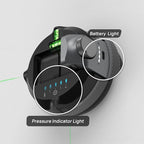 HOZO M-Cube02 Laser Level Tool with Vertical & Horizontal Green Line Lasers, 360° Rotating Base, Wall Mount Laser Level for Picture Hanging, Renovation & DIY, 5kg Level Stand, Rechargeable