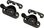 QCAA Steel Window Sash Lock, CTC 2", Antique Copper, 2 Pack