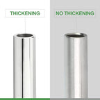 TAISHER 1PCS 304 Stainless Steel Pipe Fittings, 3/4" NPT Male Threaded, 16" Length Weld Nipple Cast Pipe