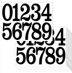 100 PCS Mailbox Numbers for Outside, Vinyl Numbers Stickers Mailbox Number Decals, Self-Adhesive Waterproof Numbers for Mailbox Window Door Trucks Address Number (Black, 3 inch)