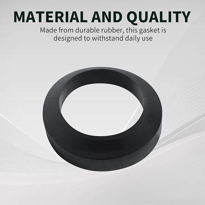 9BU024E Tank to Bowl Gasket Fit for TotoDrake Toilets, Compatible with Most 3" Two-Piece Models, Toilet Tank Gasket Replacement Gasket for Toto ToiletPart, 1 Pc