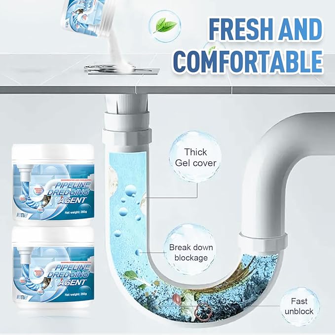 Drain Clog Remover Powerful Unclogging Sink Hair Cleaner for Kitchen, Shower Pipes and Drains(one size 2)