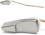 Qualihome Mansfield Toilet Handle Replacement, Front Mount Toilet Tank Lever Flush Handle (Nickel)