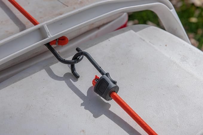 Keeper - 36” Bungee Cord with SST Hooks, 4 Pack - UV And Weather-Resistant