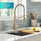 KRAUS Bolden 2-in-1 Commercial Style Pull Down Single Handle Water Filter Kitchen Faucet for Reverse Osmosis or Water Filtration System in Spot-Free Antique Champagne Bronze, KFF-1610SFACB