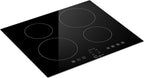 Empava 24” Electric Stove Induction Cooktop with 4 Power Boost Burners Smooth Surface Vitro Ceramic Glass in Black, 24 Inch