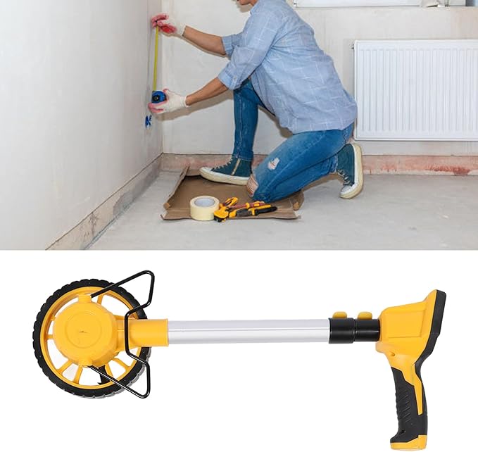 Garosa Measuring Wheel Digital Display with FT, IN, M, CM Measuring Units Switching Telescopic Rolling Measure Wheel with Backlit Display One Key to Reset