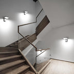 40W LED Wall Lights 3000LM Rotatable 360° Neighbor Friendly Porch Light 5000K Waterproof IP65 Outdoor Security Flood Lighting Switch Control for Garage Yard Backyard