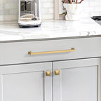 10 Pack 10"(256mm) Champagne Bronze Cabinet Pulls Kitchen Cabinet Drawer Handles Champagne Hardware for Cabinets Cupboard