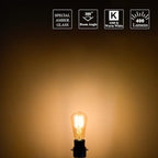 MASTERY MART Dimmable Vintage E26 LED Light Bulb, 2200K Warm White, 5.5W 60W Equivalent, Glass ST19 Antique Edison Style, 400 LM, Decorative Filament Bulb, UL and Energy Star, 10 Pack