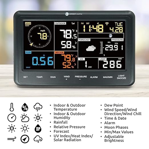 Ambient Weather WS-2902 WiFi Smart Weather Station