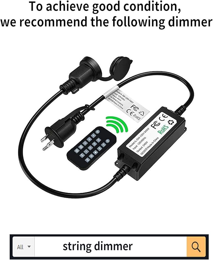 24 Pack LED S14 Replacement Light Bulbs, Shatterproof Waterproof 1W Outdoor String Light Bulbs, E26 Medium Base, 2200K Warm White, 11w Equivalent, Non-Dimmable