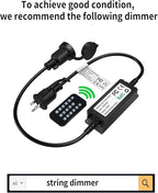 24 Pack LED S14 Replacement Light Bulbs, Shatterproof Waterproof 1W Outdoor String Light Bulbs, E26 Medium Base, 2200K Warm White, 11w Equivalent, Non-Dimmable