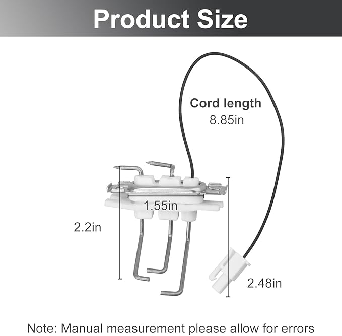 30004684A Flame Rod Assembly with Gasket,Boiler Replacement Parts for Navien Tankless Water Heater CC CH CR NP NR NCB NPE Series