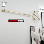 JQK Champagne Bronze Bath Towel Bar, 27 Inch 304 Stainless Steel Thicken 0.8mm Towel Rack Bathroom, Towel Holder Wall Mount, Total Length 29.41 Inch, TB250L27-CB