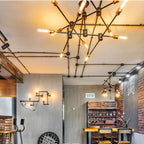 Dimmable Led Tubular Bulb,8.9inch Long Tube Edison Light Bulbs Vintage Filament Bulb 8W,75W Equivalent,2700K Warm White,Amber Glass Cover E26 Medium Base. (4-Pack)