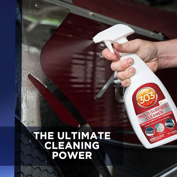 303 Multi-Surface Cleaner - Safely Cleans All Water Safe Surfaces - Ultimate Cleaning Power - Rinses Residue Free - Recommended By Sunbrella, 32 fl. oz. (30204)
