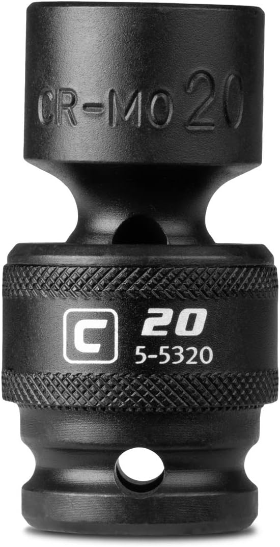 Capri Tools 20 mm Universal Impact Socket, 1/2-Inch Drive, 6-Point, Metric