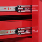 Tool Chest Heavy Duty Cart Steel Rolling Tool Box 5 Drawer Cart (TZ35 Red)