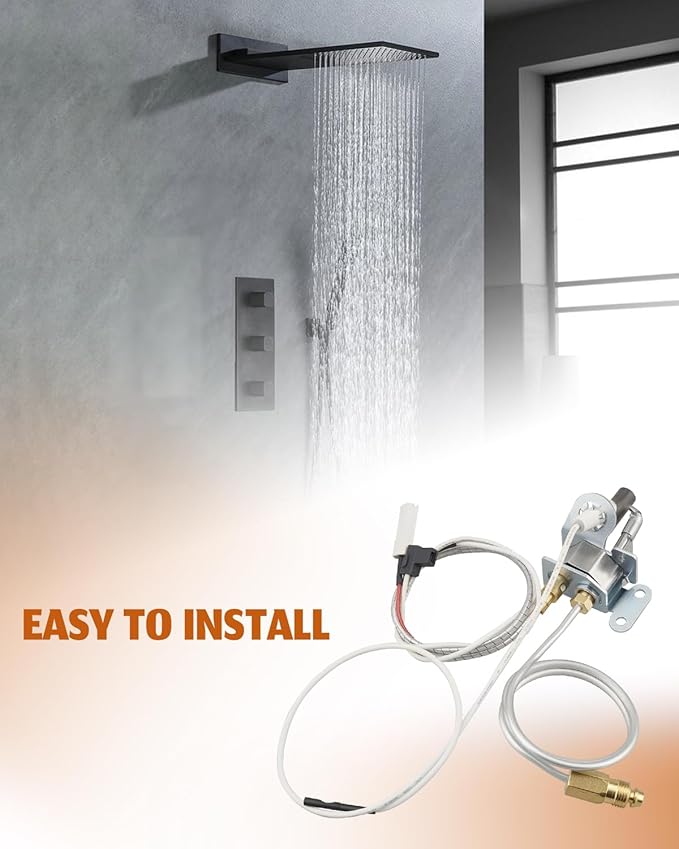 233-47845-05 Water Heater Pilot Assembly Fit for Bradford White Honeywell Natural Gas Water Heater, Gas Ignition Thermocouple Kit, Replacement 415-47845-05 233-47845-02A 233-47845-03