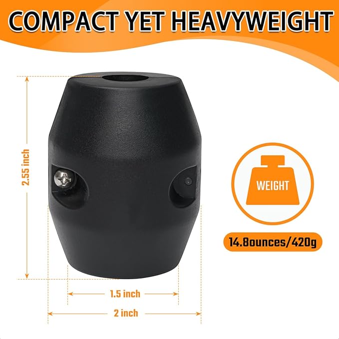 14.8oz(0.92lb) Pull Down Faucet Hose Weight Ball, Kitchen Sink Pull Out Sprayer Hose Gravity Ball Replacement Part, Universal Bathroom Basin Sink Stainless Steel & Braided Hose