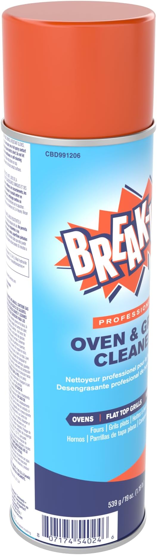 Diversey Break-Up Professional Oven & Grill Cleaner, 19 Oz. (CBD991206)