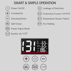 Tankless Water Heater 6.5KW 240V,Instant Electric Water Heater Self Modulating Technology,Overheating Protection,Electric Hot Water Heaters for Sink.