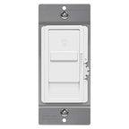 TOPGREENER Digital Dimmer Light Switch for 200W Dimmable LED/CFL Lights, Single Pole Led Slide Dimmer Switch, Neutral Wire Not Required, UL Listed, TGDS1-W, White,1 Pack