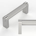 Amerdeco 10 Pack Brushed Satin Nickel Cabinet Pulls 3 Inch Hole Centers Kitchen Cabinet Handles Hardware Kitchen Handles for Cabinets Handles ZH0064