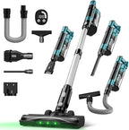 Cordless Vacuum Cleaner for Makita 18V Battery, 7-in-1 Lightweight Stick Vacuum with HEPA Filter, 35KPA Suction, 350W Brushless Motor, 3 Modes for Floor, Carpet, Car(Battery Not Included)