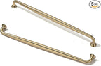 TUNNY 5 Pack Cabinet Handles-8.81"/224mm Screw Spacing Champagne Bronze Furniture Hardware Handles for Kitchen Cabinets Bedroom Dresser Wardrobe Cabinet Pulls