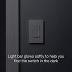 Lutron Sunnata Touch Dimmer Switch with Sunnata Accessory Switch with Wallplates, for 3 Way Applications, 150W LED, White
