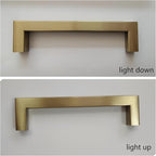 10 Pack 5 Inch Champagne Cabinet Pulls Square Drawer Handles Cupboard Handles Modern Stainless Steel Kitchen Cabinet Hardware Champagne Bronze Pulls