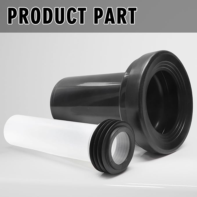 Wall Hung Toilet Gasket and Connector Set Compatible with Geberit 152.404.46.1/240.752.11.1-Includes Drain Pipe,Flush Pipe,Nuts,Washers,Installation Kit Bowl Replacement