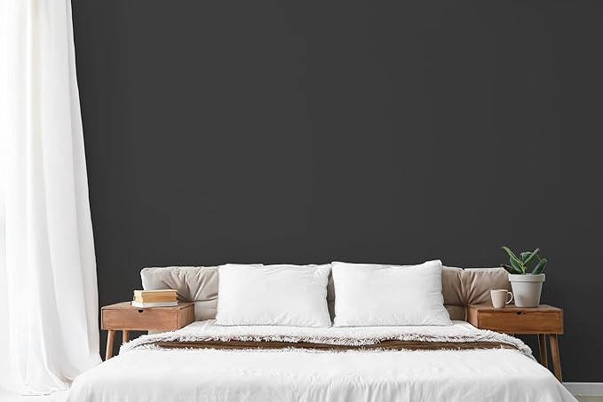 EVOLVE Paint & Primer: Environment-friendly, Low Sheen with One-coat Coverage for Interior & Exterior surfaces (Black Iron, 5-Gallon)