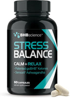 Calming Cortisol Supplement for Stress Management - Mood Support Supplement with Clinically Studied Magnesium and Sensoril Ashwagandha for Men & Women for Relaxation and Cortisol Support (1 Month)