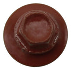 #14 Metal ROOFING SCREWS: (250) Screws x 1-1/2" RED Hex Head Sheet Metal Roof Screw. Self starting/tapping metal to woodsheet metal siding screws with EPDM washer. for corrugated roofing