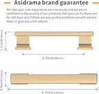 Asidrama 10 Pack 3.75 Inch(96mm) Brushed Brass Kitchen Cabinet Handles, Cabinet Pulls Kitchen Cabinet Hardware for Cupboard Drawer Pulls