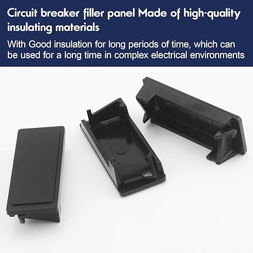Circuit Breaker Cover Plate for Siemens Use in Load Centers and Meter Combinations (Comes with Breaker Box Label) 10 Pack
